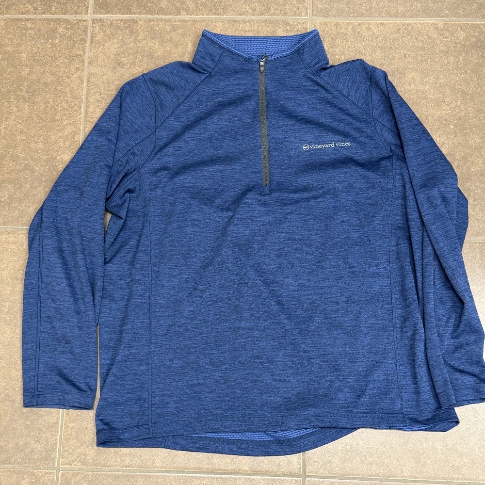 Vineyard Vines Performance Mens XLT Quarter Zip Pullover